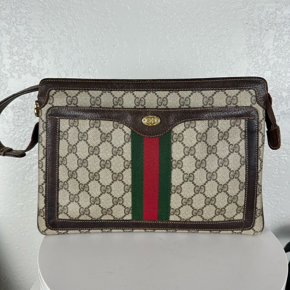 ❤️Authentic Gucci Monogram Sherryline Crossbody/Shoulder Bag